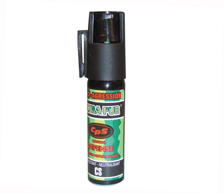 Aérosol de défense ko poivre jet 25 ml gaz paralysant 5m ECLATS DESTOCKAGE
