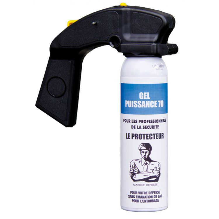 Aerosol defense gel paralysant CS 100ml arme de défense bombe gaz lacrymogène spray ECLATS DESTOCKAGE