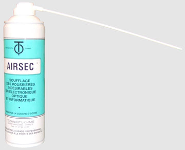 Aerosol gaz depoussierant airsec 600ml spray dépoussiérage anti poussiere bombe à air sec - ECLATS DESTOCKAGE