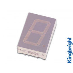 Afficheur 7 segments 25mm cathode commune hyper rouge affichage sc10 21srwa velleman