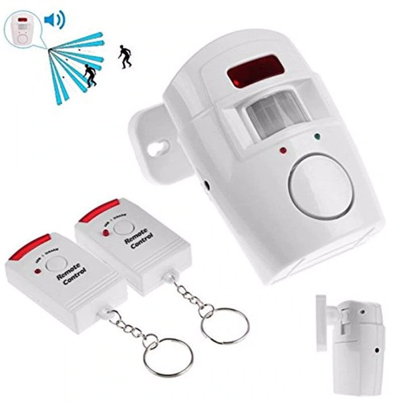 Alarme detecteur de mouvement ir avec telecommande et sirene autonome volumetrique st205 ECLATS DESTOCKAGE