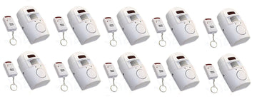 10 Alarme detecteur ir de mouvement autonome 10 télécommande et sirene st205 volumétrique infrarouge ECLATS DESTOCKAGE