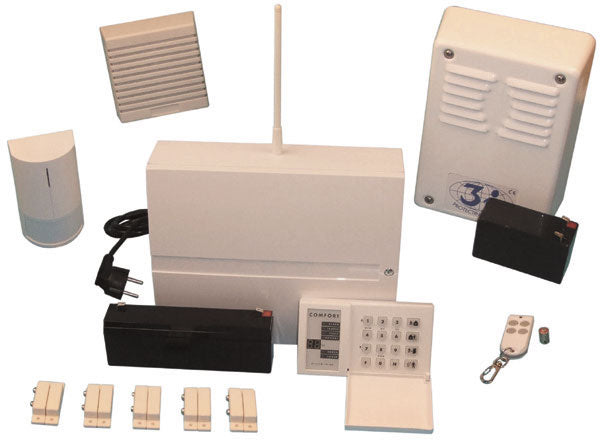Alarme filaire et sans fil 16 zones 433.92mhz maison magasin habitation villa industrie ECLATS DESTOCKAGE