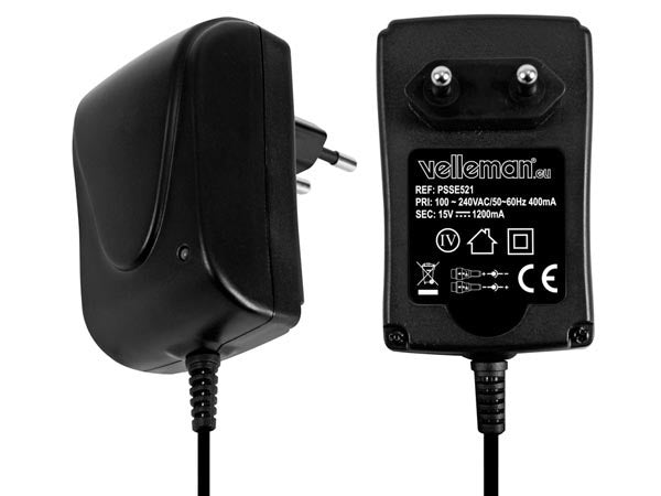 Alimentation 110v 220v 15v 1200ma 18w adaptateur psse1512 compatible 0.5a 1a ECLATS DESTOCKAGE