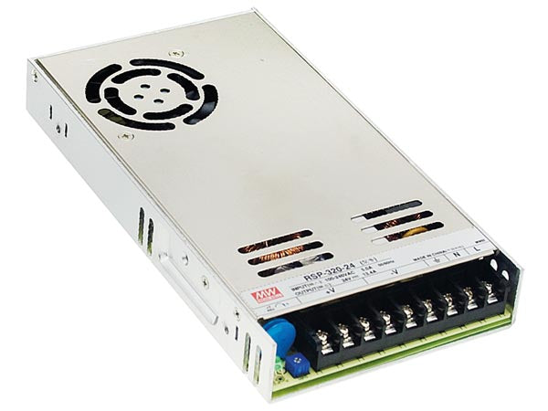 Alimentation 220v 320w 24v alim compacte a decoupage rsp-320-24 1 sortie chassis ferme - ECLATS DESTOCKAGE