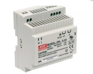 Alimentation 220v rail din 24v 30w 0.5a 0.8a 1a 1.1a 1.25a dr-30-24 230v 240v 24vcc ECLATS DESTOCKAGE