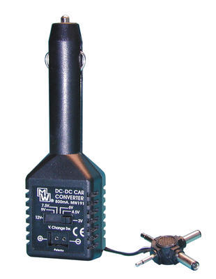 Alimentation 800ma 3v 4.5v 6v 7.5v 9v 12v 0.8a convertisseur changeur tension allume cigare ECLATS DESTOCKAGE