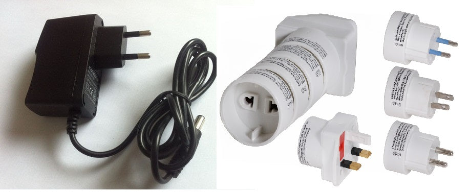 Alimentation ac adaptateur secteur 110v 220v vers 24v + 4 adaptateurs - ECLATS DESTOCKAGE
