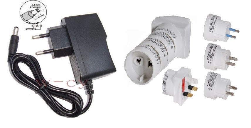 Alimentation ac dc adaptateur secteur 110v 220v vers 24v + 4 adaptateurs - ECLATS DESTOCKAGE
