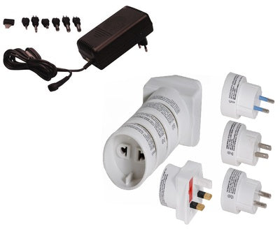Alimentation + adaptateurs 200v 1.5a 2a 18w 3v 4.5v 6v 9v 12v alim 220v ac dc a decoupage - ECLATS DESTOCKAGE