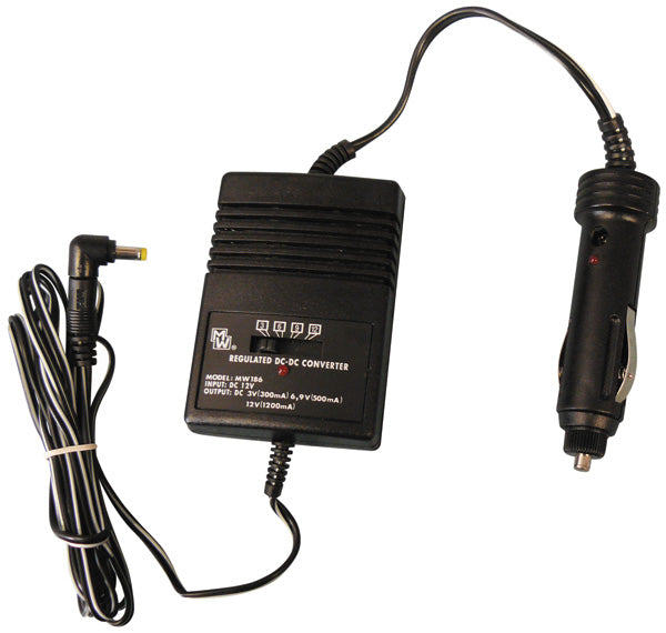 Alimentation allume cigare 3v 6v 9v 12v 1200ma mw186 b035e changeur convertisseur tension ECLATS DESTOCKAGE