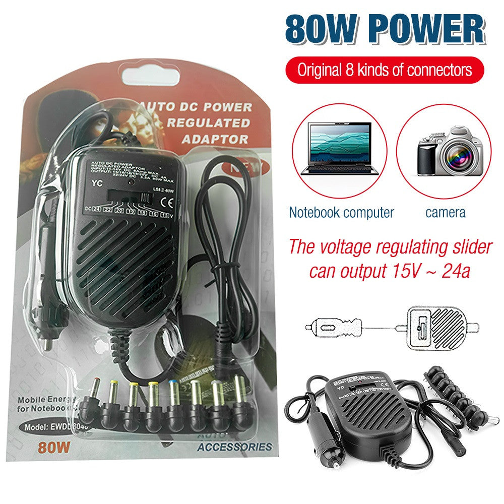 Alimentation convertisseur 80w 11v 14v 12v 15v 16v 18v 19v 20v 22v 24v voiture alim cigare ECLATS DESTOCKAGE