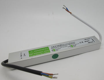 Alimentation driver led 110v 220v 12v 3a 36w alim 230v 240v résistant à l eau pour eclairage aldsl12036 - ECLATS DESTOCKAGE