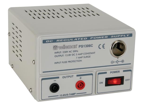 Alimentation electrique 220v/12v 13.8v 6a 7a prise allume cigare ps1306c alim secteur 230v 240v ECLATS DESTOCKAGE