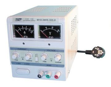 Alimentation laboratoire 5a 220v 0 30vcc alim 1v 2v 3v 4v 5v 6v 7v 8v 9v 18v 23v 28v 29v ps613 - ECLATS DESTOCKAGE