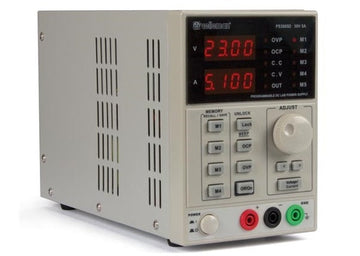 Alimentation programmable de laboratoire - 0-30 vcc / 5 a max - double afficheur led avec interface ECLATS DESTOCKAGE