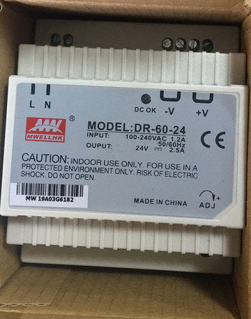 Alimentation rail din 60w 110v 220v 24v 2.5a compatible 1a 1.5a 2a psin06024d 85 à 264vca ECLATS DESTOCKAGE