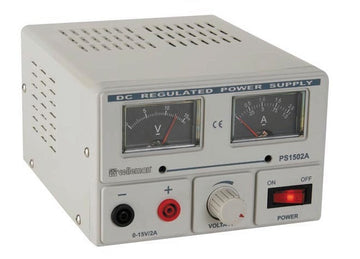 Alimentation reglable laboratoire 0 à 15vcc 2a ps1502a 1v 2v 3v 6v 9v 12v 15v alim secteur labo ECLATS DESTOCKAGE