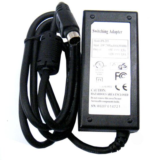 Alimentation stabilisee 110v 220v 5v 1.5a 12v 1.8a 5 pin adapter adaptateur secteur 100v 240v pa 215 - ECLATS DESTOCKAGE