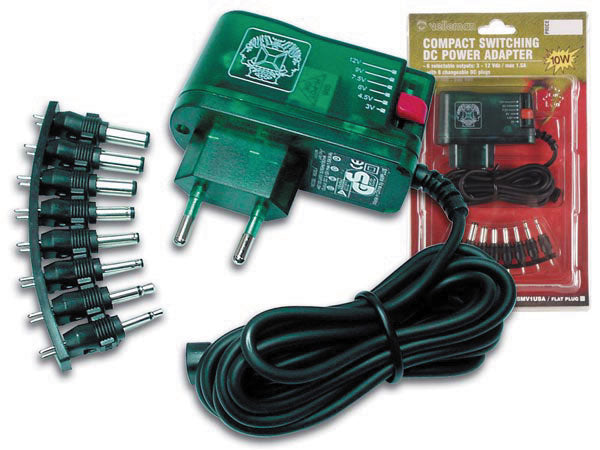 Alimentation universelle 110v 220v 10w 1.5a pssmv1 3v 4.5v 6v 7.5v 9v 12v alim compacte secteur ECLATS DESTOCKAGE