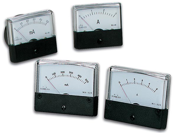Amperemètre analogique de tableau 50ma cc 60 x 47mm aim6050 ECLATS DESTOCKAGE