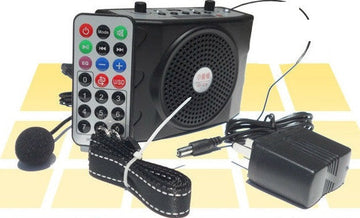 Amplificateur 15w portable de voix micro casque FM radio ku-898 usb/micro-sd megaphone microphone ECLATS DESTOCKAGE
