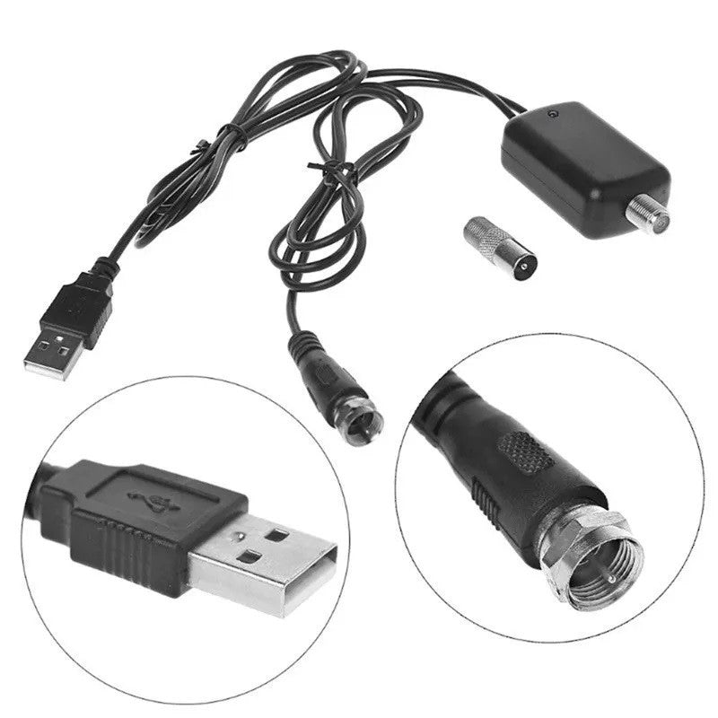 copy of Amplificateur de signal usb 5V 6V CATV HDTV 25DB 45-862 MHz canal HD pour antenne tnt active ECLATS DESTOCKAGE