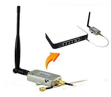 Amplificateur wifi 33db 2000mw répéteur 2w 2.4ghz extension signal réseau sans fil lan at wb2w ECLATS DESTOCKAGE