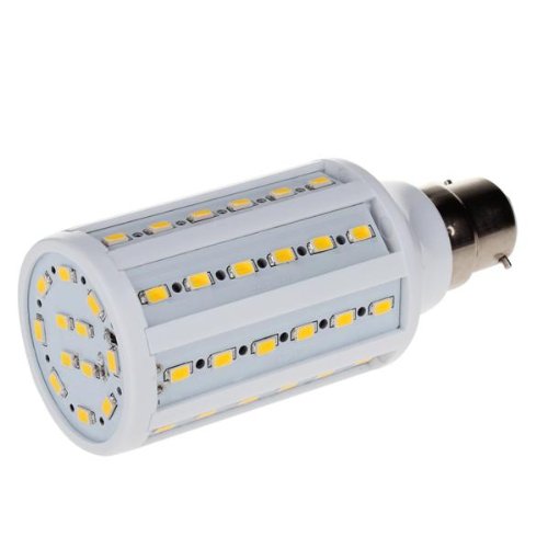 Ampoule 10w 11w 12w b22 220v 60 leds 5050 smd 360° blanc chaud 1050 lumen - ECLATS DESTOCKAGE