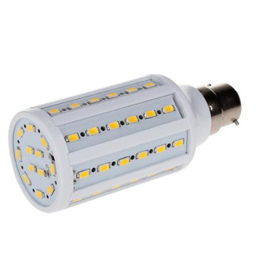 Ampoule 10w 11w 12w b22 220v 60 leds 5050 smd 360° blanc chaud 1050 lumen - ECLATS DESTOCKAGE