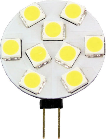 Ampoule 12v g4 9 led smd blanc chaud 31mm culot g4 lumiere lampe eclairage bulb lamp elev149g4 ECLATS DESTOCKAGE