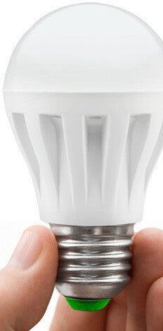 Ampoule 5 led 4w (40w) e27 bulb opaque blanc chaud 220v ECLATS DESTOCKAGE
