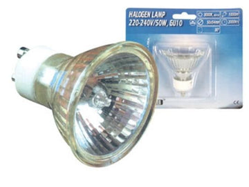 Ampoule 50w 220v spot gu10 eclairage lumiere lhalgu1050 kn studio10 240v lampe halogene electrique ECLATS DESTOCKAGE