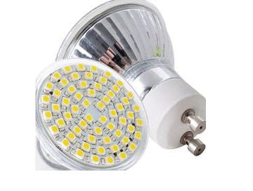 Ampoule 60 led eclairage spot blanc chaud gu10 1.5w 2w 2.5w 3w 3.5w 4w 220v 230v 240v lumiere ECLATS DESTOCKAGE