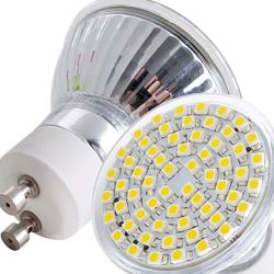 Ampoule 60 led gu10 1.5w 2w 2.5w 3w 3.5w 4w 220v 230v smd 3528 spot blanc chaud eclairage lumiere ECLATS DESTOCKAGE