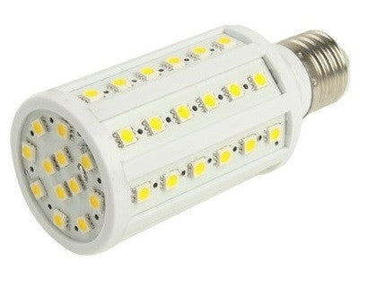 Ampoule 60 leds 220v 5050 smd 12w blanc froid e27 360° 1050 lumen ECLATS DESTOCKAGE