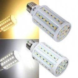 Ampoule 60 leds 5050 smd e27 blanc froid 12w 220v 360° 1050 lumen ECLATS DESTOCKAGE