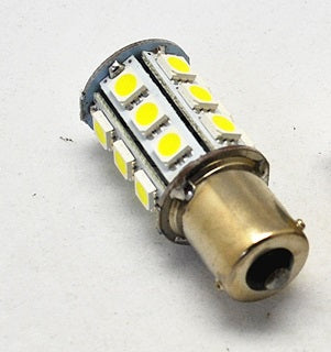 Ampoule ba15s 24 led 12v 3w 3.5w p21w auto 5050 smd blanc lumiere gyrophare - ECLATS DESTOCKAGE