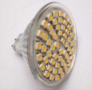 Ampoule dichroïque 60 leds cms ev610mr mr16 12v gu5.3 blanc chaud ECLATS DESTOCKAGE