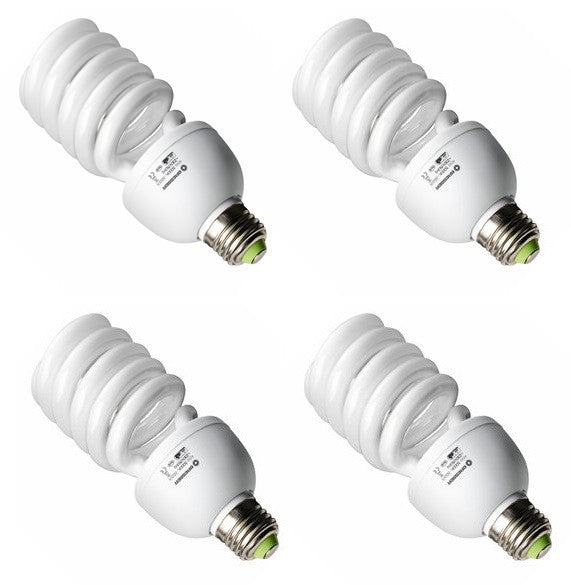 4 Ampoule e27 220v 45w basse consommation spirale neon el042 éclairage continu dans le studio photo ECLATS DESTOCKAGE