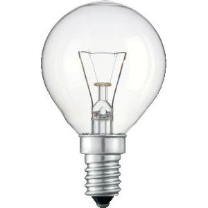Ampoule electrique eclairage lumiere 40w e14 230v p45 claire - ECLATS DESTOCKAGE