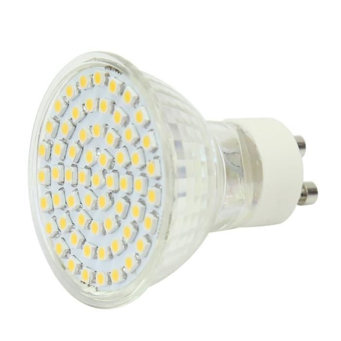 Ampoule gu10 60 led 3w spot 3000k blanc chaud 1.5w 2w 2.5w 3.5w 220v 240v eclairage lumiere ECLATS DESTOCKAGE