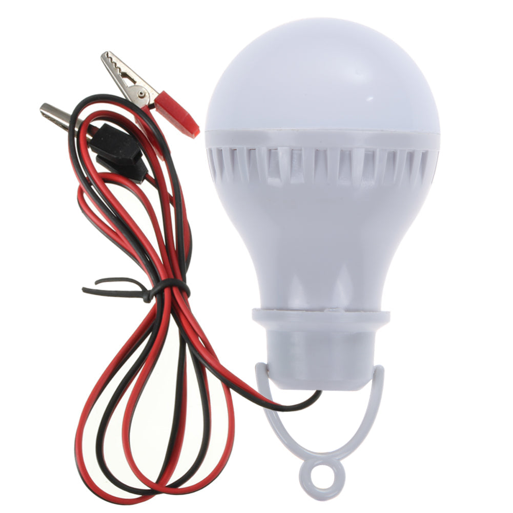 Ampoule lampe portable 12v eclairage lumineux Blanc économie énergie pour solaire camping tente ECLATS DESTOCKAGE