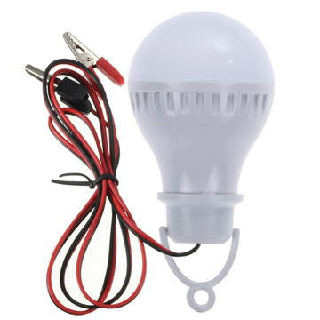 Ampoule lampe portable 12v eclairage lumineux Blanc économie énergie pour solaire camping tente ECLATS DESTOCKAGE