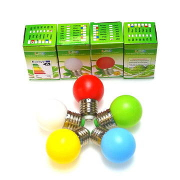Ampoule led lampe 1.3w e27 globe couleur rouge 220v 230v 240v 1w 1.1w 1.2w eclairage lumiere ECLATS DESTOCKAGE