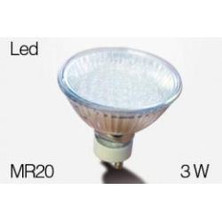 Ampoule lumiere gu10 20 led spot 1.5w 21 led 220v 1w 1.2w lamp-gu1020 lhq gu20wt-120 240v ECLATS DESTOCKAGE