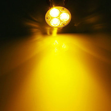 Ampoule mr16 12v gu5.3 3 led 3w eclairage jaune Spotlight a economie d'énergie ECLATS DESTOCKAGE