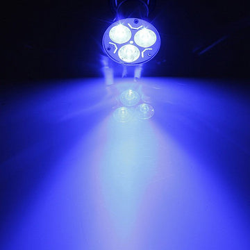 Ampoule mr16 gu5.3 12v 3 led 3w eclairage bleu Spotlight a economie d'énergie ECLATS DESTOCKAGE