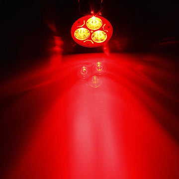 Ampoule mr16 gu5.3 12v 3 led 3w eclairage rouge Spotlight a economie d'énergie ECLATS DESTOCKAGE
