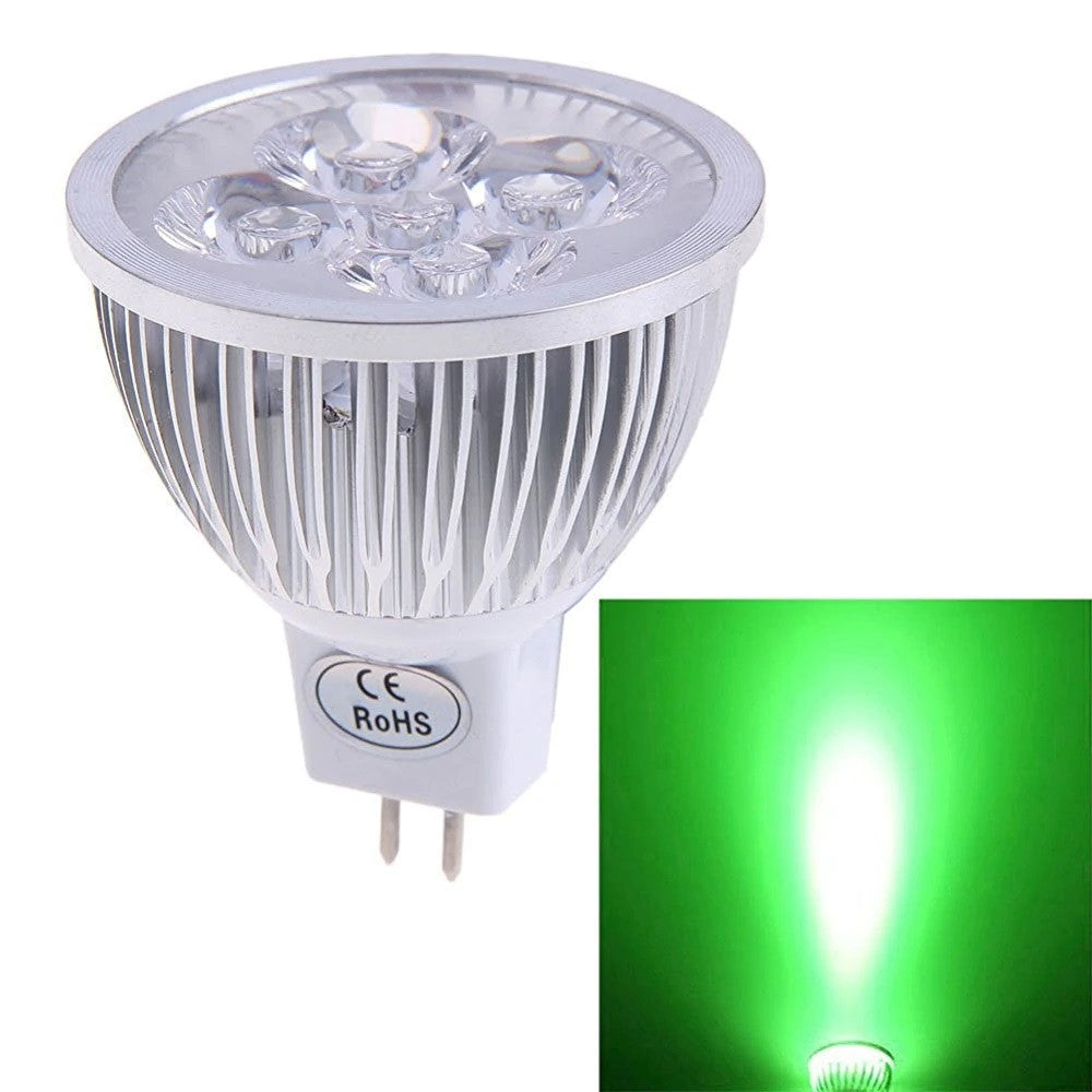 Ampoule mr16 gu5.3 12v led 5w lampe eclairage vert Spotlight a economie d'énergie ECLATS DESTOCKAGE